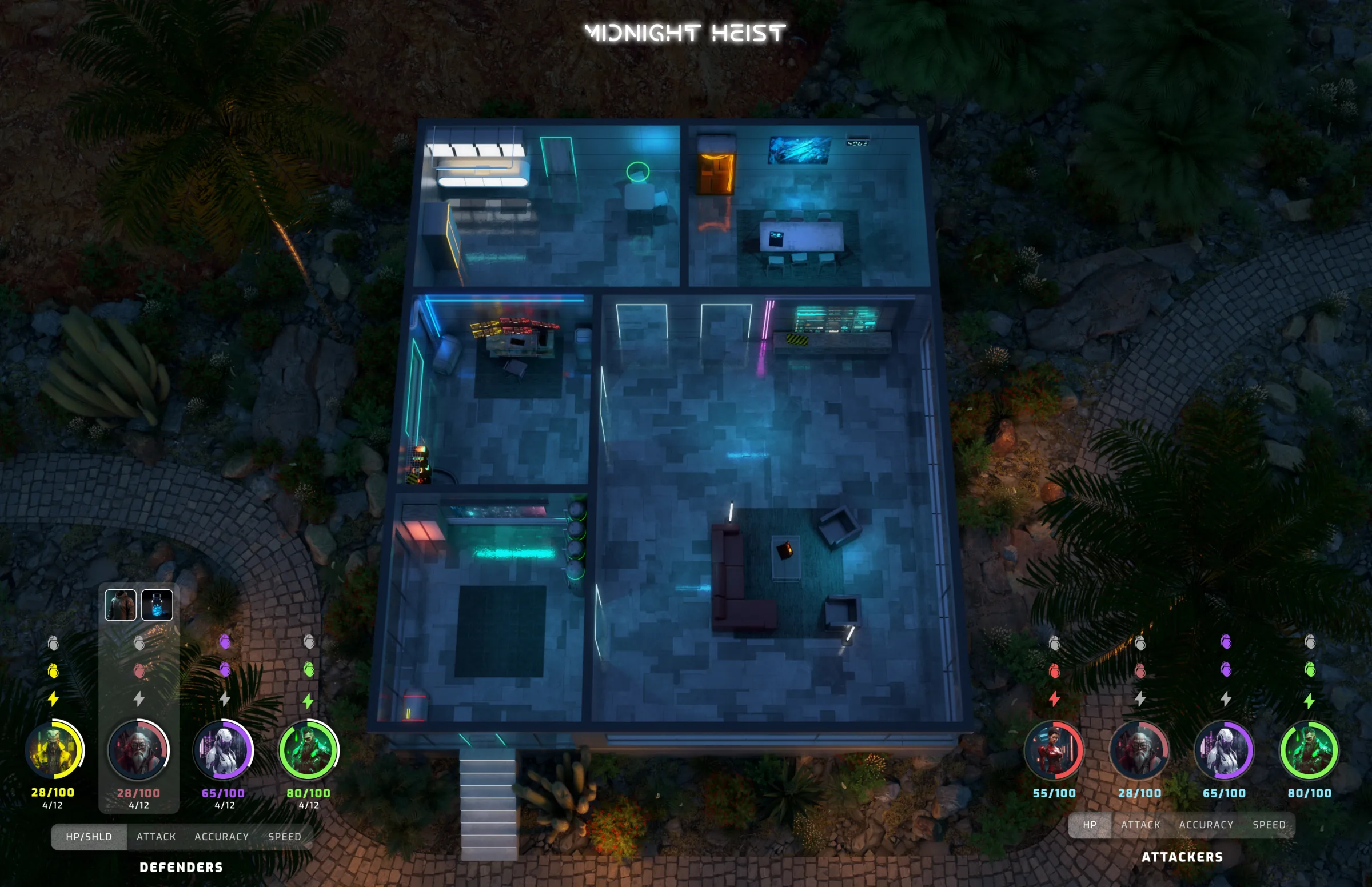 Midnight Heist design, screen 2 of 7