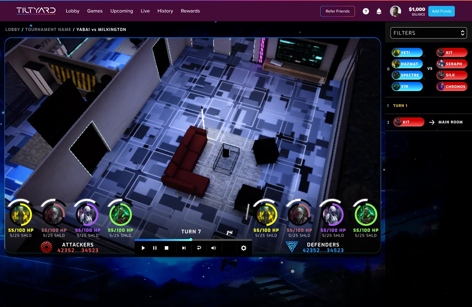 Midnight Heist design, screen 7 of 7